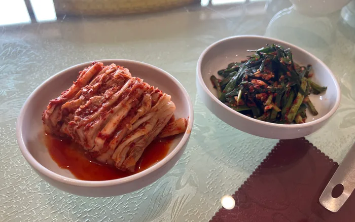 김치와 밑반찬